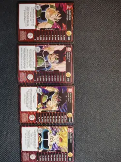 Fan Made Custom Unofficial Bardock Set Of Dragon Ball Z Panini Inspired Cards - Image 1
