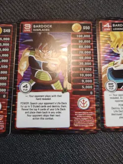 Fan Made Custom Unofficial Bardock Set Of Dragon Ball Z Panini Inspired Cards - Image 5