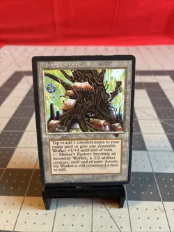 Vintage 1994 MTG Antiquities Mishra’s Factory (Spring) Card - Image 1