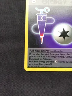 Pokemon Cards: Team Rocket 1st Edition Uncommon: Full Heal Energy 81/82 - Image 5