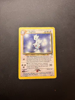 Togetic 16/111 Neo Genesis Holo Rare Pokemon Card WOTC English – Heavily Played - Image 2