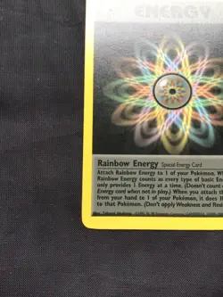 Pokemon Cards: Team Rocket 1st Edition Rare: Rainbow Energy 80/82 - Image 5