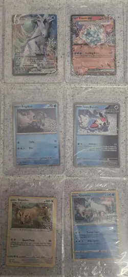 Pokemon Cards x18 - Snowflake Holiday Promos - Sealed - NM - Glaceon - Image 3