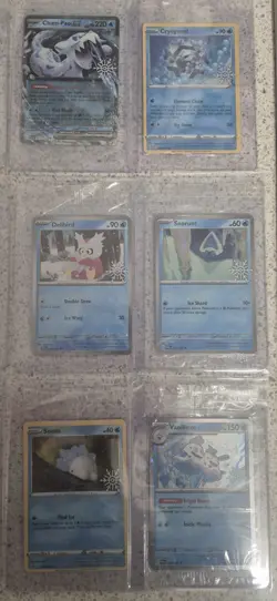 Pokemon Cards x18 - Snowflake Holiday Promos - Sealed - NM - Glaceon - Image 4