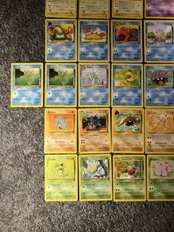 Vintage Pokemon JungleFossil Base Set 2 Lot 36 Cards + Gyarados Base Set Holo - Image 3