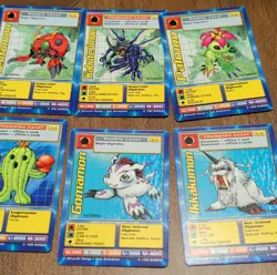 Bandai Digimon Digi-Battle 1st Edition 1999 Lot 63 Cards / 7 Bo cards - Image 2