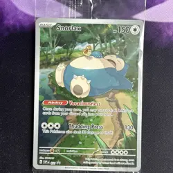 Snorlax SVP EN 051 Black Star Promo Scarlet & Violet Pokemon 151 Card - SEALED - Image 1
