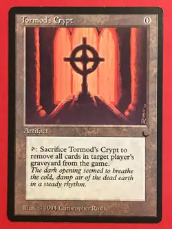1x Tormod's Crypt - The Dark - Lightly Played LP Magic The Gathering MTG - Image 1