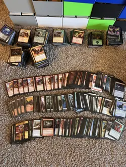 Medium Flat Rate Box FULL of Magic the Gathering Cards From Collector READ! - Image 5