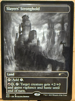 LIMITED EDITION Secret Lair MtG Slayers' Stronghold Unplayed NM Borderless! - Image 1