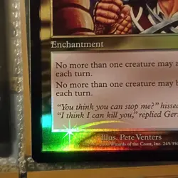 Dueling Grounds (Invasion) Foil Enchantment Green White Rare Pete Venters - Image 4