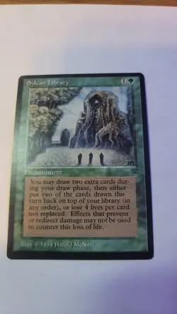 MTG Sylvan Library Legends Regular - Image 1