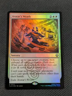 Avatar's Wrath Avatar: The Last Airbender Foil Near Mint - Image 1