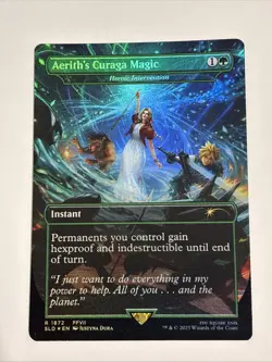 Aerith's Curaga Magic Foil MTG Secret Lair - NM - - Image 2