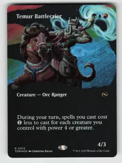 Temur Battlecrier (Borderless)*Foil* TDM 372 NM - Image 1