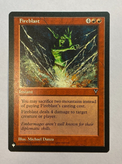 MTG - Fireblast - NM - The List - Mystery Booster 2 - Image 1