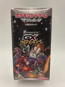 Pokemon Japanese Ultra Shiny GX Booster Box Sun & Moon SM8B KD0004 - Image 1