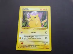 Pokemon TCG Pikachu Base Set 58/102 Regular - Image 1