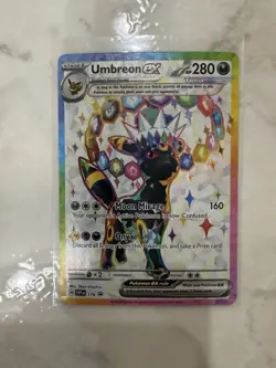 Pokemon Prismatic Evolutions Umbreon ex 176 SVP176 Figure Collection Promo - Image 1