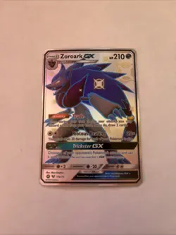 Pokemon 2017 Sun & Moon Hidden Fates Zorark GX 77a/73 Promo Art - Image 1
