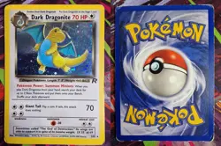 Dark Dragonite 5/82 Holo Rare Team Rocket 2000 Pokemon Card - Image 1