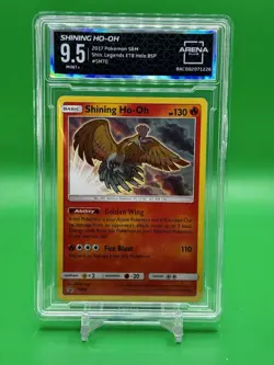2017 Pokemon Shining Legends ETB Promo SHINING HO-OH Holo #SM70 AC 9.5 - Image 1