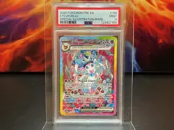 2025 POKEMON PRE EN SPECIAL ILLUSTRATION RARE SIR SYLVEON EX 156/131 PSA 9 🐦‍🔥 - Image 1