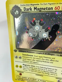 1st Edition Dark Magneton 11/82 - Team Rocket - Holo - Pokemon - NM - Image 2
