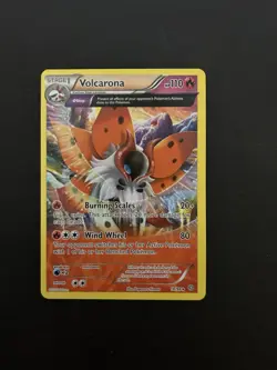 Pokemon TCG Volcarona Ancient Origins 18/98 Regular Rare NM - Image 1
