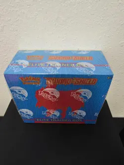 RARE Pokemon Sword & Shield Base Set ETB FIRST PRINT Pokeball Wrap Zacian Sealed - Image 2