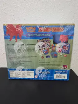 RARE Pokemon Sword & Shield Base Set ETB FIRST PRINT Pokeball Wrap Zacian Sealed - Image 3