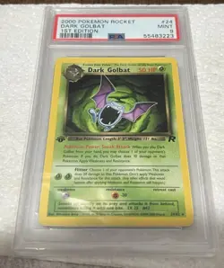 🔥POKEMON 2000 1ST EDITION DARK GOLBAT GRADED PSA 9 NON-HOLO RARE🔥 - Image 1