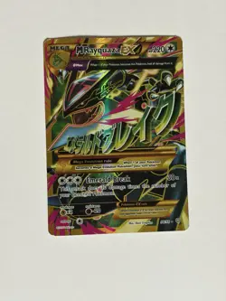 Pokemon Mega Rayquaza EX Full Art Ultra Rare Holo XY Ancient Origins 98/98 - Image 1