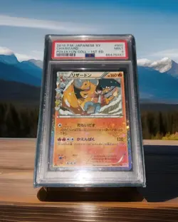 PSA 9 - PoKeMoN 2016 - CHariZaRD🔥- Pokekyun Coll. 1st Edition Japanese XY✨⭐ - Image 1