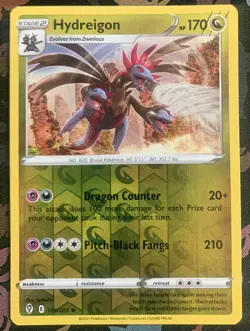 Hydreigon - 115/203 - SWSH Evolving Skies - Reverse Holo (Rare) - Pokemon - NM/M - Image 1