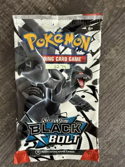 Heavy 22.74! Pokemon TCG SV 10.5 Black Bolt Booster Pack Sealed! Demi-God Pack!U - Image 3