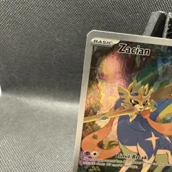 Zacian 100/094 Illustration Rare Pokemon TCG Phantasmal Flames Near Mint - Image 4