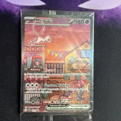 Mew ex SVP 053 Pokemon TCG Scarlet Violet 151 Black Star Promo Full Art SEALED - Image 1
