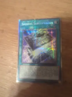 Shining Sarcophagus 1st Starlight Rare MP25-EN005 Yu-Gi-Oh! - Image 1