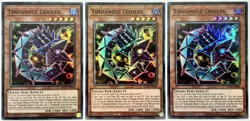 3 x KICO-EN016 Tindangle Dholes - Super Rare 1st Edition Near Mint YuGiOh Cards - Image 1