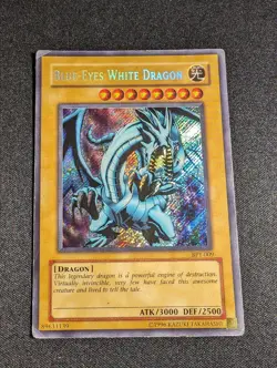 Yu-Gi-Oh! Blue-Eyes White Dragon BPT-009 Secret Rare HP/Damaged - Image 1