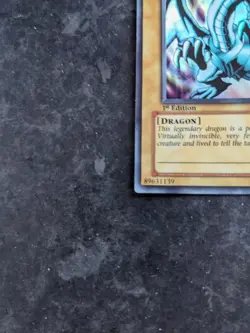 Yu-Gi-Oh Blue-Eyes White Dragon LOB-001 1st Edition Asian English (AE) - Image 5