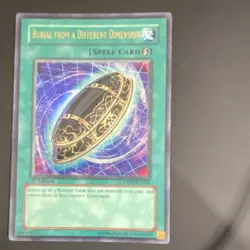 Yu-Gi-Oh! Burial from a Different Dimension DP03-EN026 1st Edition Spell Konami - Image 1