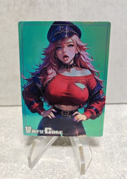 Posison Trading Card Waifu Goddess Story Anime Girl holo Karte Manga Full Art - Image 1