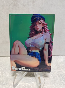 Posison Trading Card Waifu Goddess Story Anime Girl holo Karte Manga Full Art - Image 1
