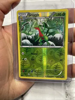 Grovyle 7/116 NM Uncommon Reverse Holo Plasma Freeze Pokemon Card Near Mint TCG - Image 1