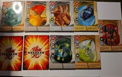 bakugan Metal Cards lot of 9 - Image 1