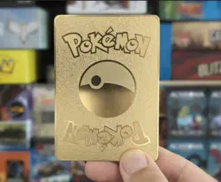 Pokemon Card Mewtwo VMAX Gold Metal Card - CARTA IN METALLO TCG - Image 2