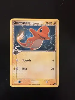 Pokemon Charmander Pop Series 5 Delta Species Card #10/17 2007 - Image 1