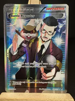Battle Reporter - 109/111 - Pokemon Furious Fists XY Full Art Ultra Rare Card - Image 1